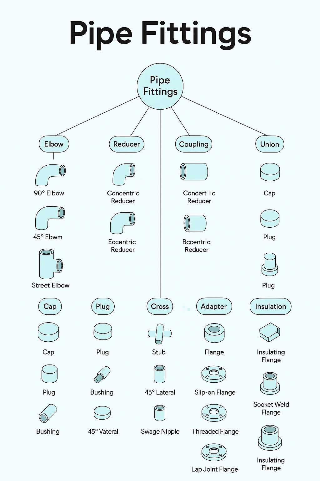Types Of Plumbing Fittings Chart 1024x1536
