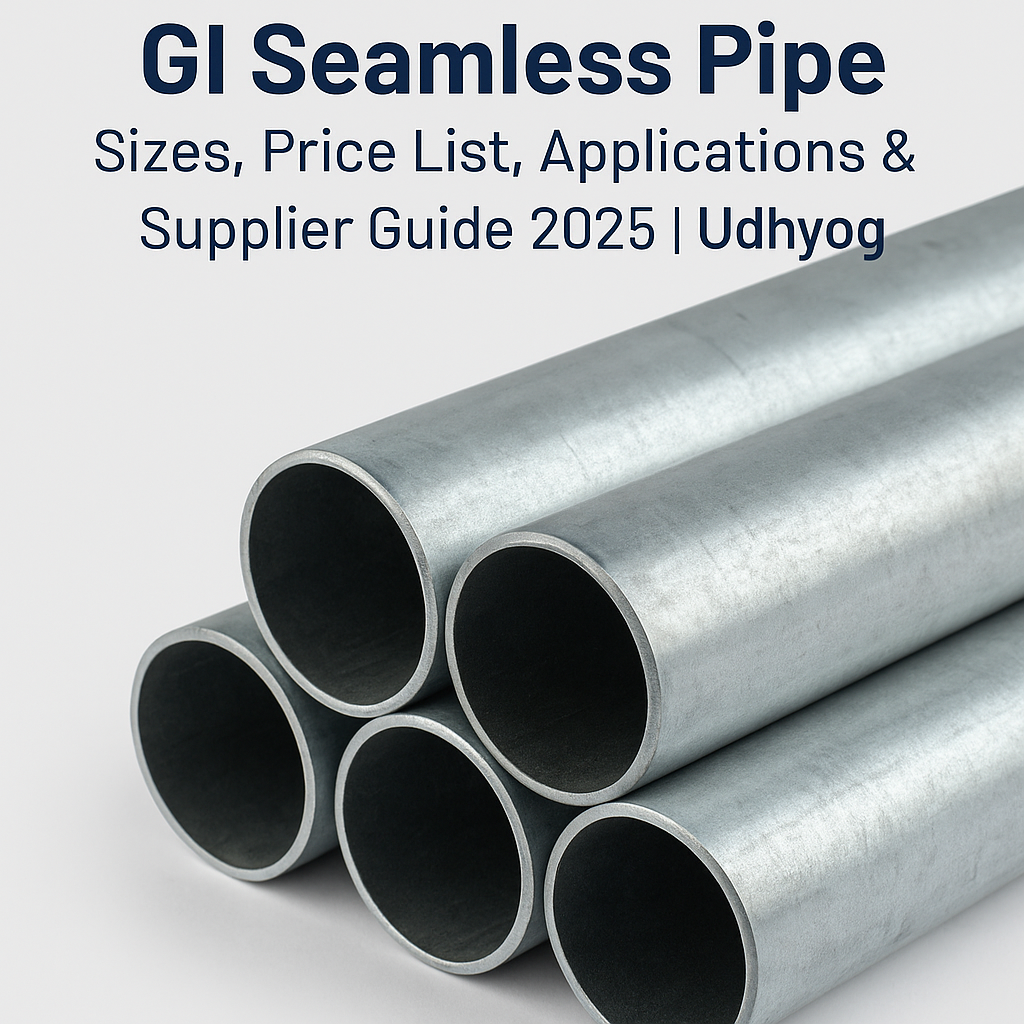GI Seamless Pipe – Galvanized Iron Seamless Pipes for Water, Gas, and Industrial Applications