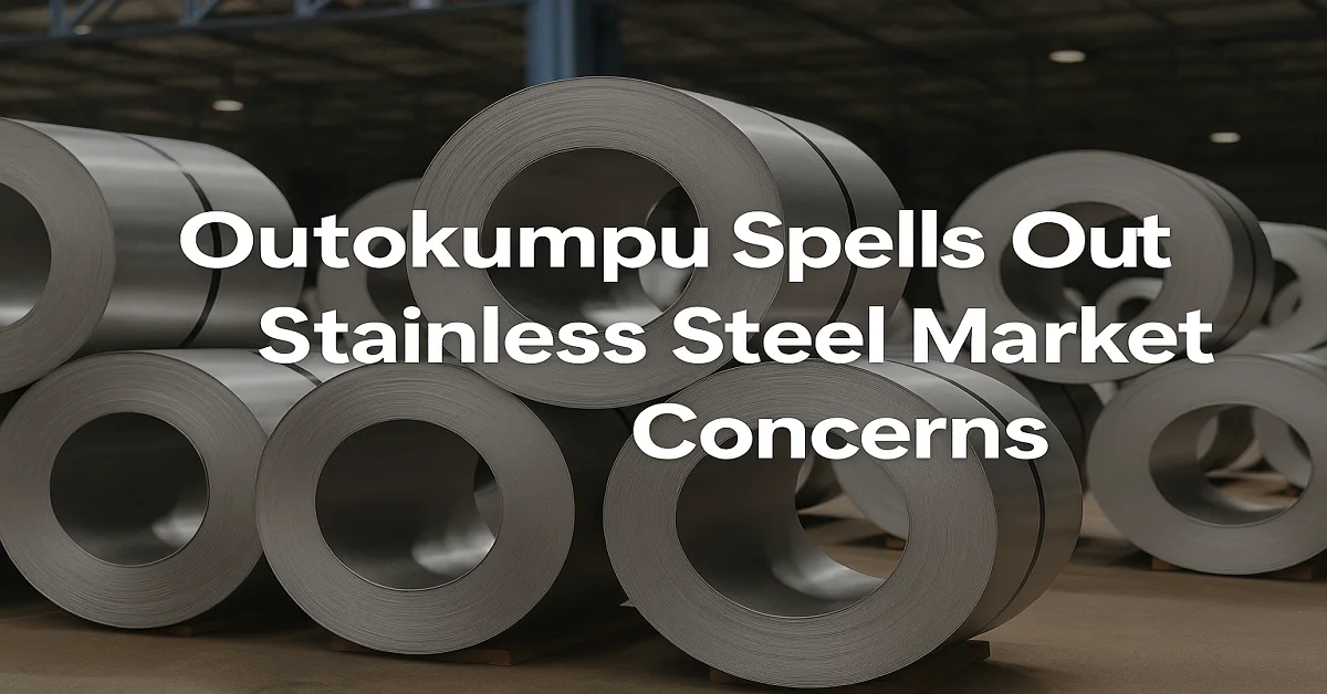 Outokumpu spells out stainless steel market concerns including oversupply, weak demand, rising costs, and carbon compliance challenges