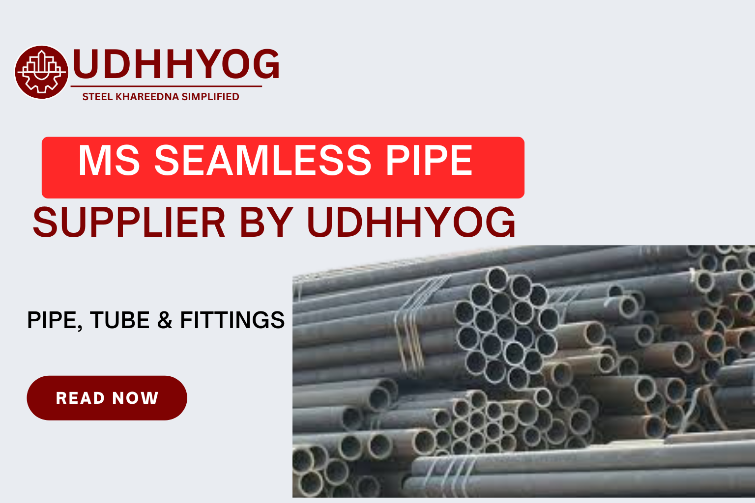 MS Seamless Pipe – Mild Steel Seamless Pipes for Industrial, Structural, and Water Applications