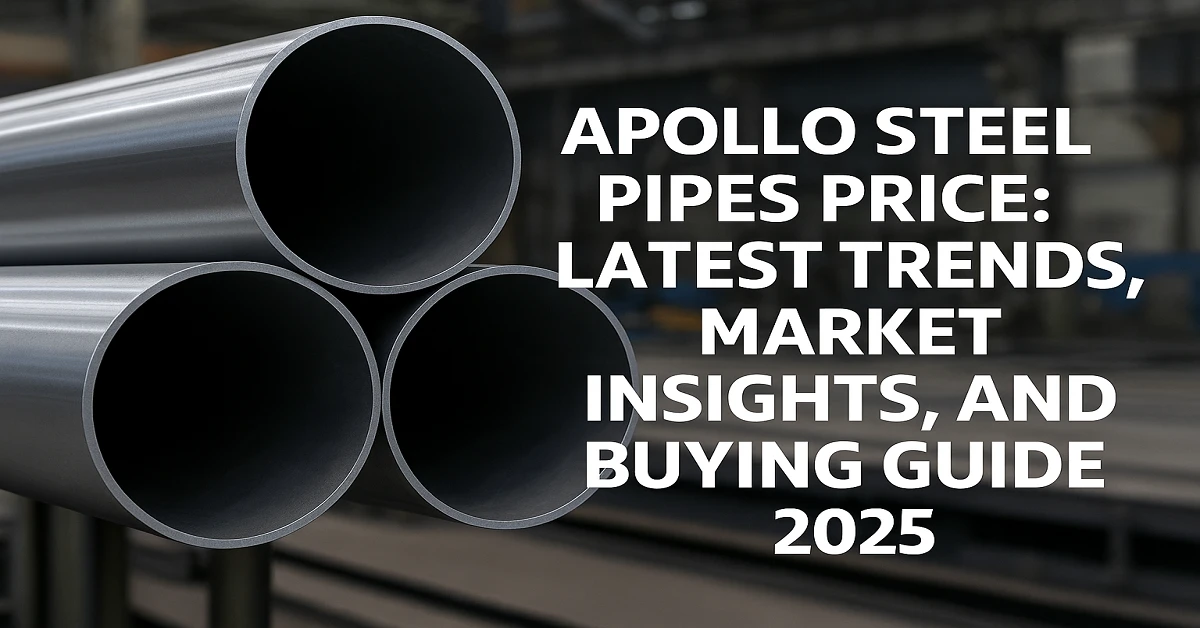 Apollo steel pipes neatly stacked in a modern warehouse representing 2025 price trends, market insights, and buying guide for industrial steel pipes