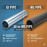 GI vs MS Pipe Key Differences Explained